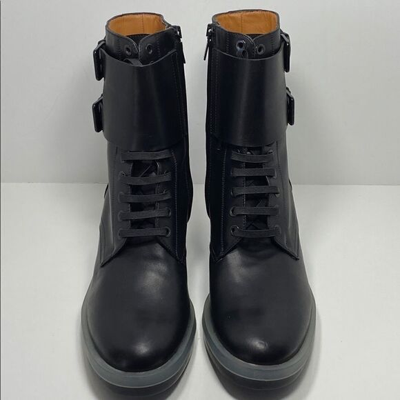 Clergerie Eden Leather Combat Boots size 39.5 - Picture 4 of 14